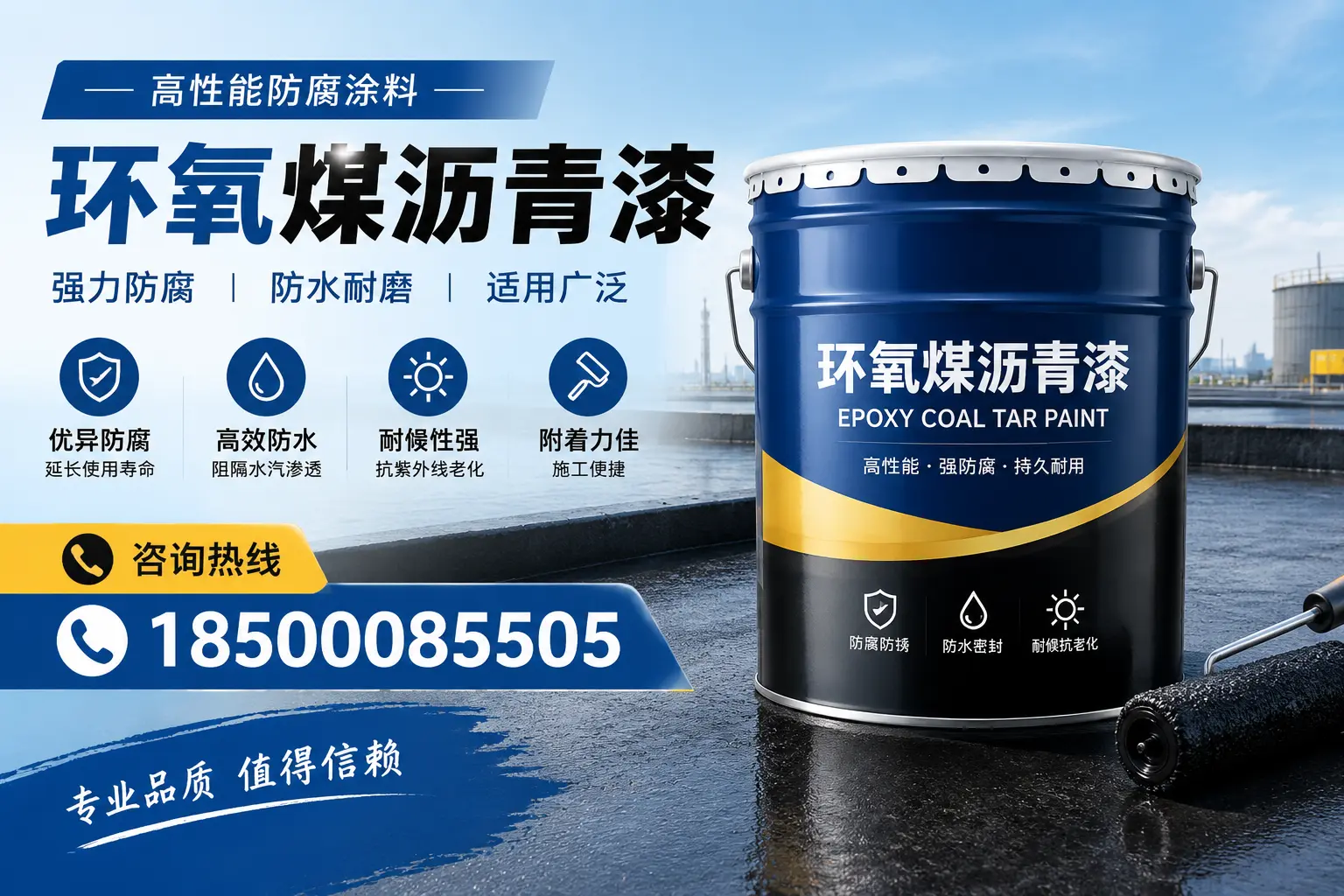 环氧煤沥青漆的主要成分与功能，兰山用户深度了解